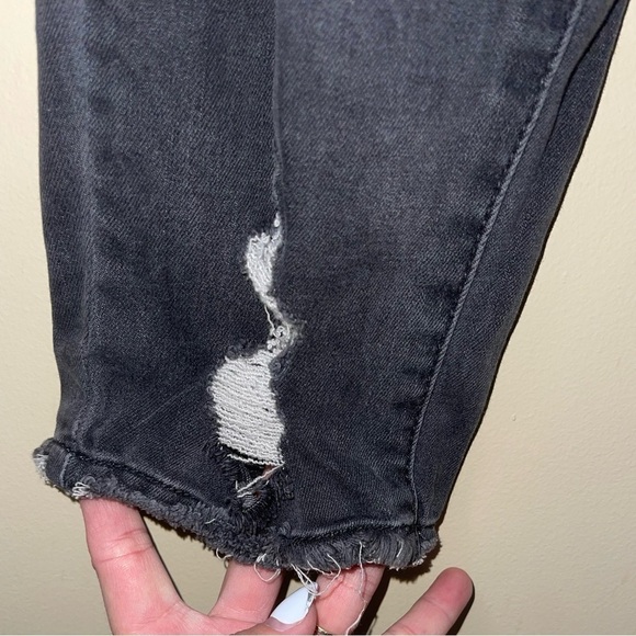 KanCan Jeans || Dark Grey • Style #KC7266GD •Ripped Distressed Ankles size 13/30 - Picture 8 of 12